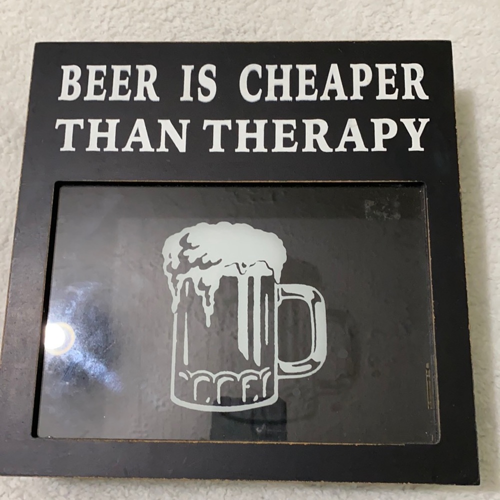 Beer Is Cheaper Than Therapy Box for money Bank it large box